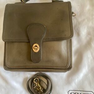 Coach Vintage Olive Station bag